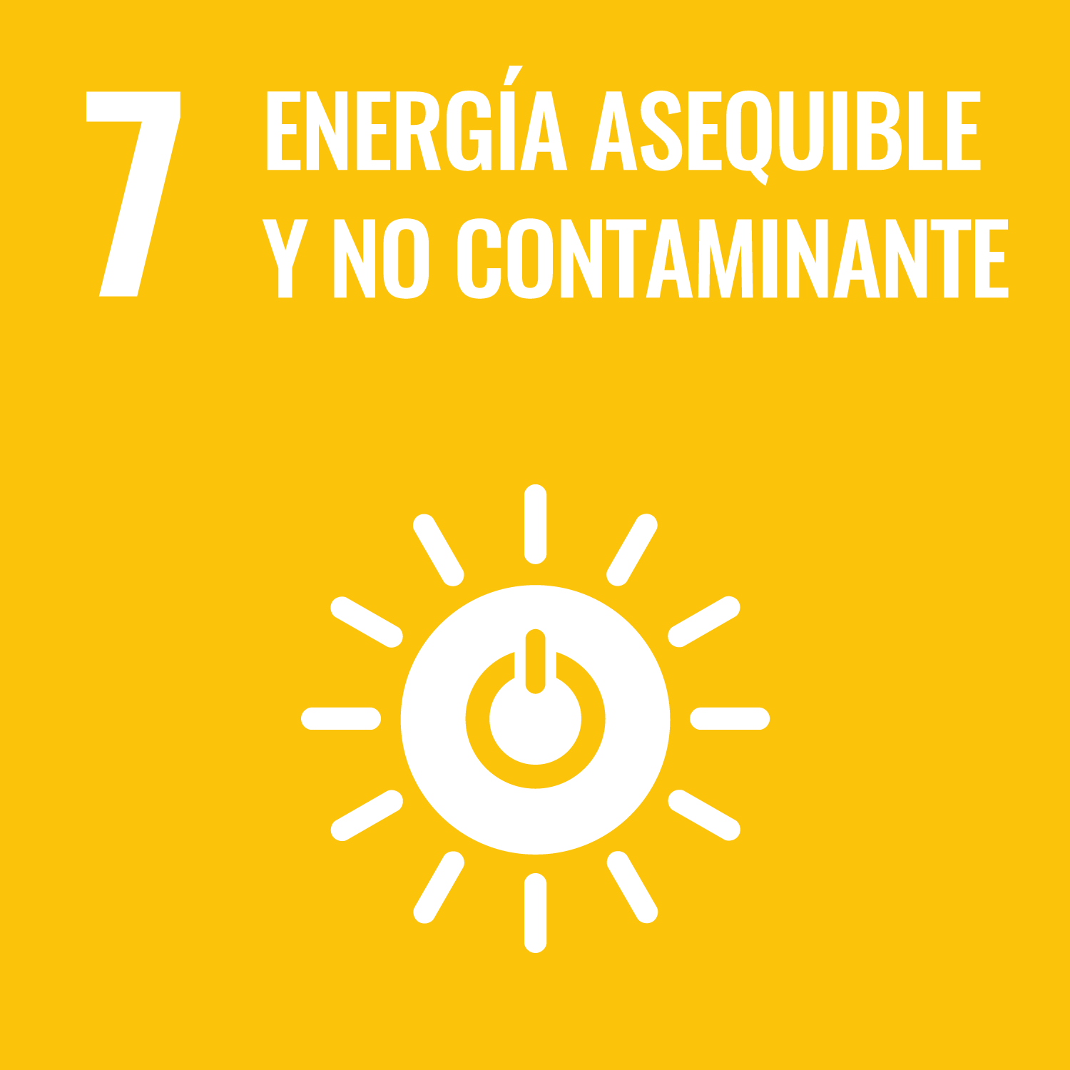 Logotipo de Energía asequible y no contaminante