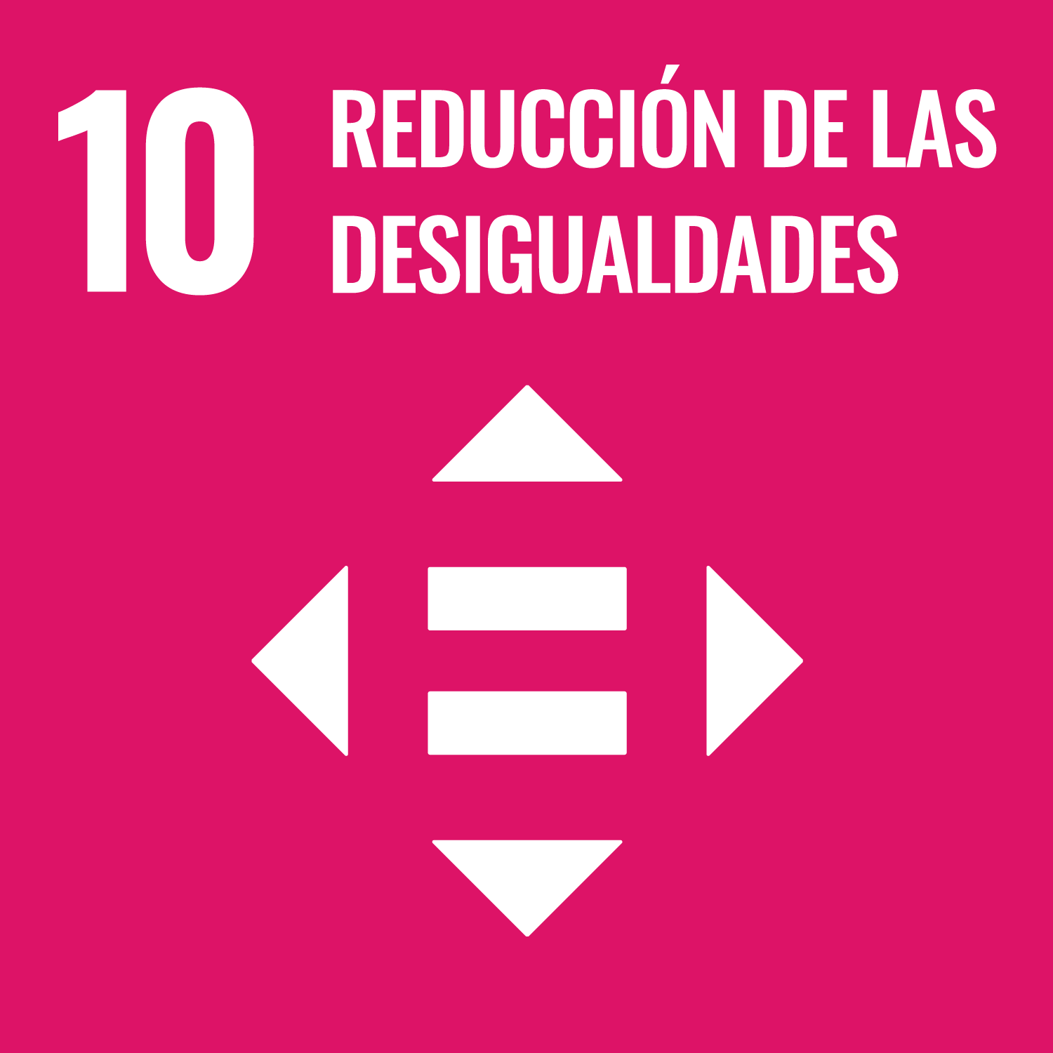 Logotipo de Reducción de las desigualdades